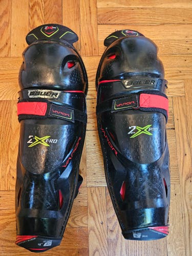 Used Senior Bauer Vapor 2X Pro 15" Shin Pads