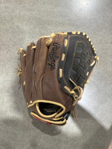 Used Rawlings Mark of a Pro Right Hand Throw Outfield Baseball Glove 12.5"