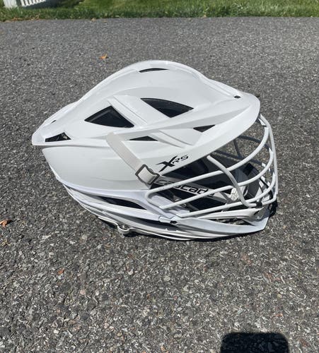 Cascade XRS Lacrosse Helmet - White Out (Retail: $350)