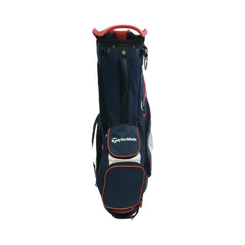 Used Taylormade Red White Blue 8 Way Golf Stand Bags