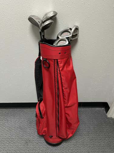 Used Vulcan Golf Q-point 11 Piece Ladies Flex Graphite Shaft Womens Package Sets