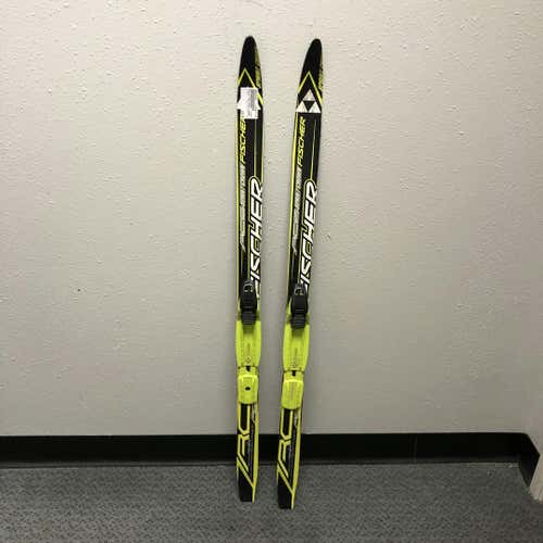Used Fischer Rcs Sprint Crown Boys' Cross Country Ski Combo