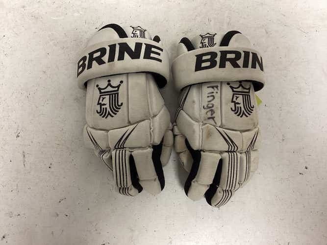 Used Brine Jr Lax Gloves Sm Junior Lacrosse Gloves