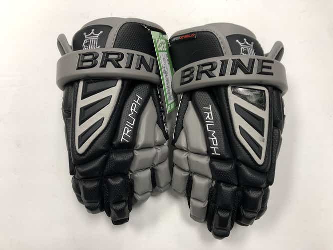 Used Brine Triumph Md Mens Lacrosse Gloves