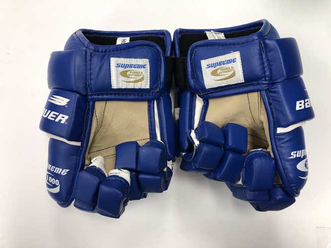 Used Bauer Supreme 1000 14" Hockey Gloves