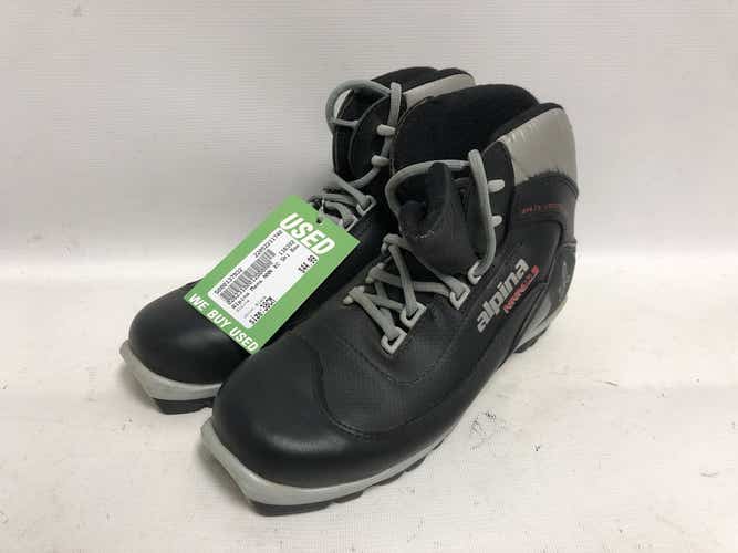 Used Alpina W 06.5-07 Jr 4.5-05 Mens Cross Country Ski Boots