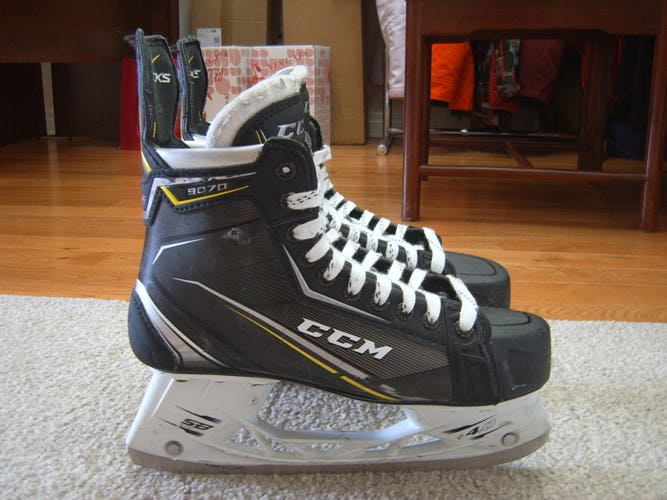 Hockey Skates-Great Condition CCM Tacks 9070 Senior Ice Hockey Skates Sz 7D