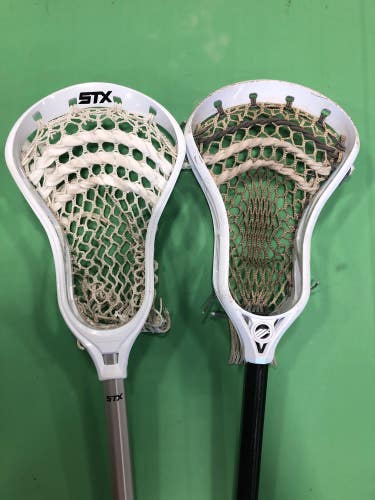 Used STX Stallion and Maverik Charger Lacrosse Stick Bundle