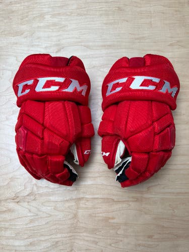 Detroit Red Wings CCM HGTK Pro Stock Gloves 13” New palms