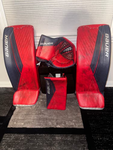 Bauer Ultrasonic Custom Goalie Set Senior Size Small 33+1 CBJ