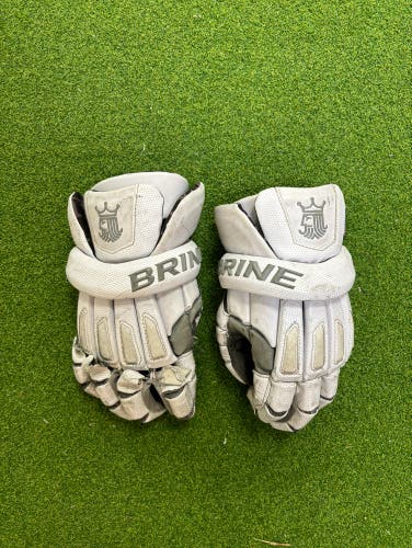Used  Brine 13" King Lacrosse Gloves