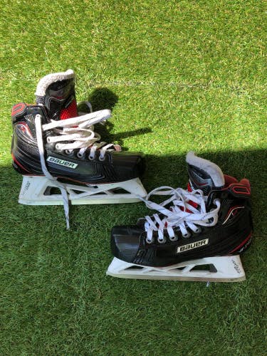 Used Bauer Vapor 1X Hockey Skates Regular Width Size 4.5 - Intermediate