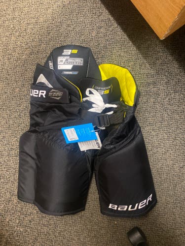 New Bauer Supreme 3S Black Junior Small Hockey Pant