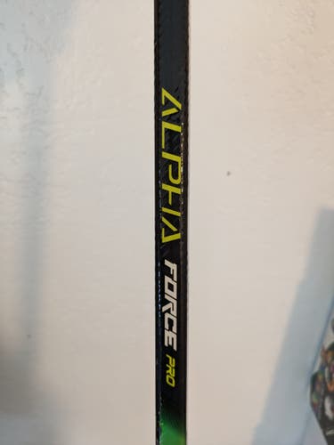 Used Senior Warrior Alpha Force Pro Left Hand Hockey Stick W88 Pro Stock