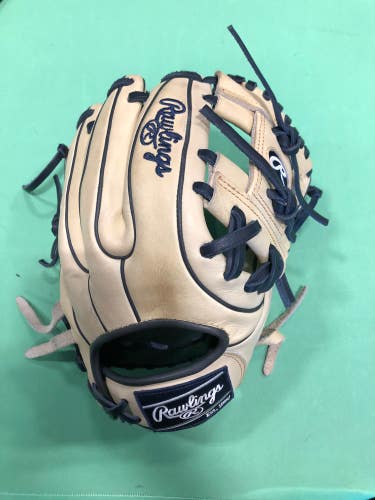 Used Rawlings Heart of the Hide Right-Hand Throw Infield Baseball Glove (11.5")