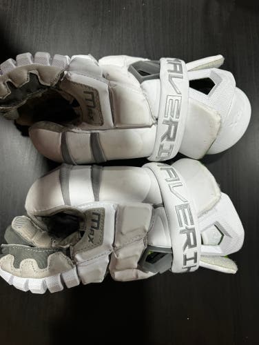 Used Goalie Maverik Medium Max Lacrosse Gloves