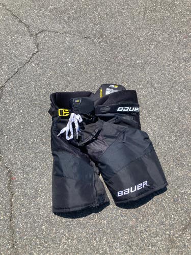 Black Used Intermediate Medium Bauer Supreme 3S Pro Hockey Pants