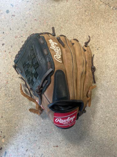 Brown Used Rawlings Premium Series Right Hand Throw Baseball Glove 11.5"