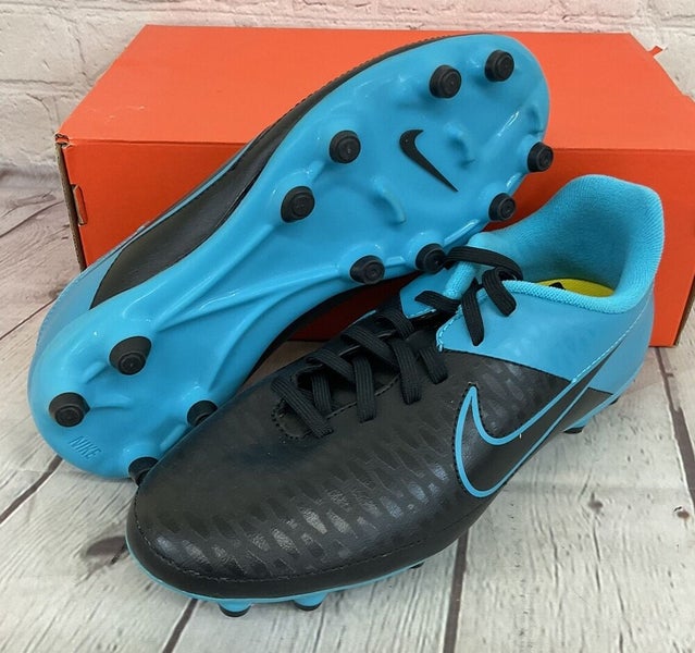 Nike 651653 004 JR Magista Onda FG Youth Soccer Cleat Black Blue Turquoise US 5Y