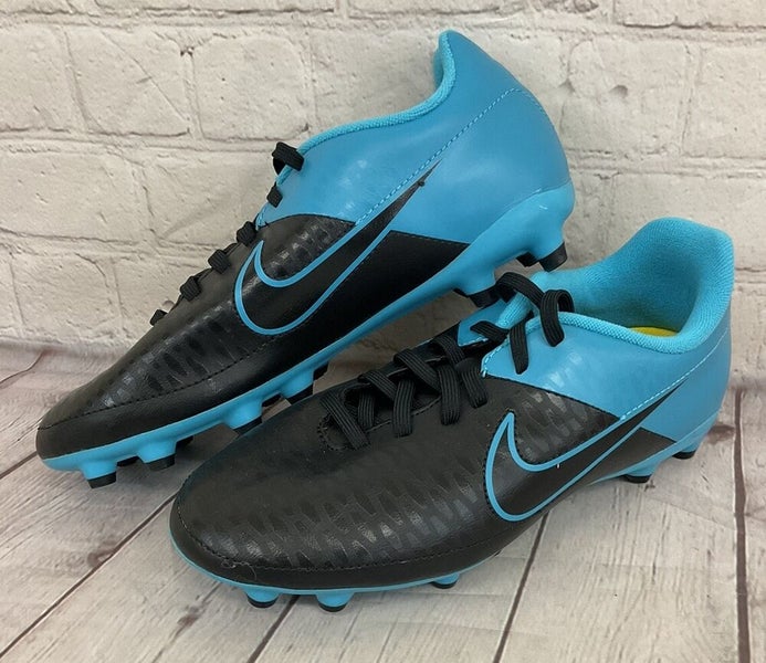 Nike 651653 004 JR Magista Onda FG Youth Soccer Cleat Black Blue Turquoise US 5Y