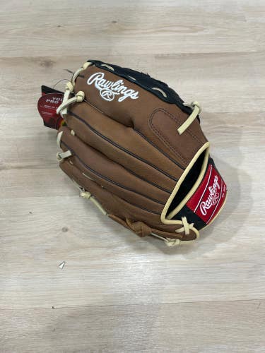 Brown New Kid Pitch (9YO-13YO) Rawlings Premium Series Right Hand Throw Baseball Glove 11.5"