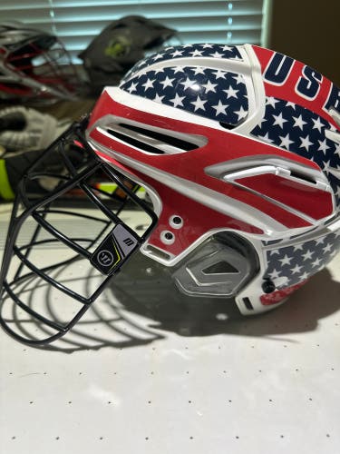 US box lacrosse helmet-slightly Used