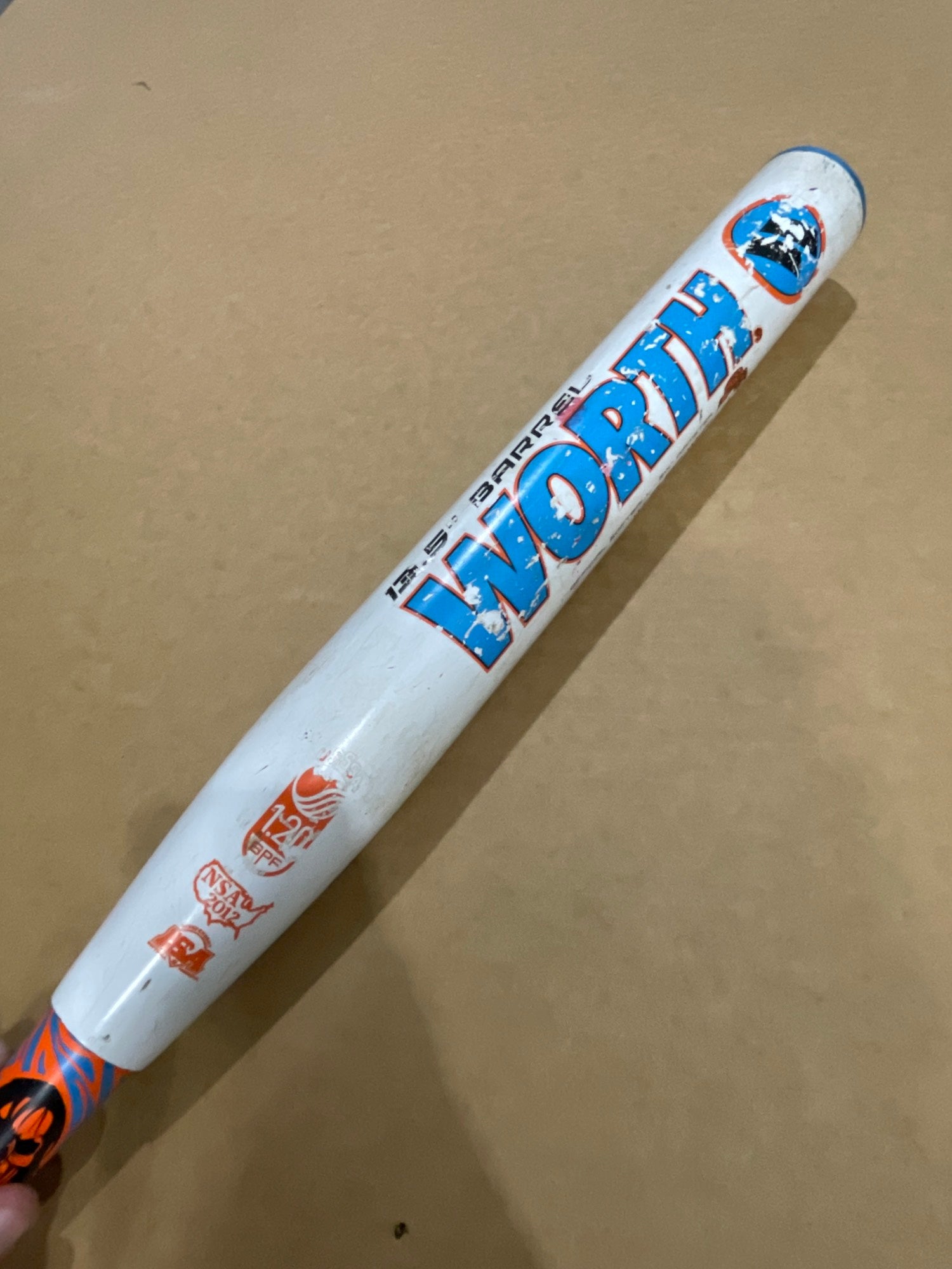 Batte de softball homme Worth Headbanger 34 26 oz Barillet Endload 13,5