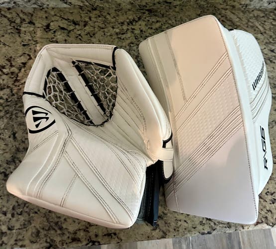 Warrior Ritual G6 pro glove and blocker used 6 -10 times