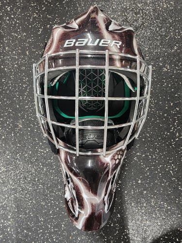 Used Senior Bauer NME 4 Goalie Mask