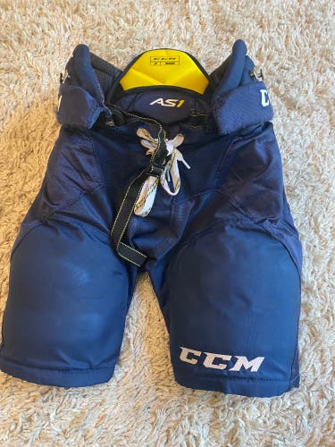 CCM SuperTacks AS1 Junior Medium Hockey Short Blue