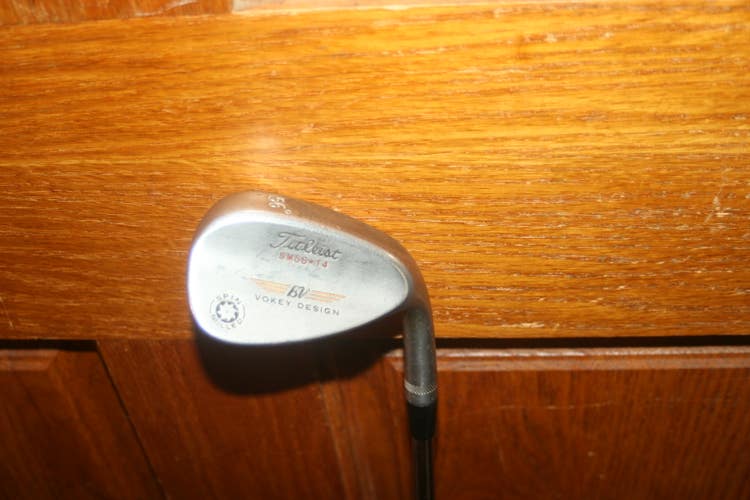 Men's Titleist VOKEY DESIGN SM56 14 Right Handed Wedge Regular Flex 56 Degree Steel Shaft