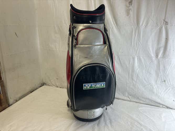 Used Yonex 6-way Golf Cart Bag Staff Bag W Rain Hood