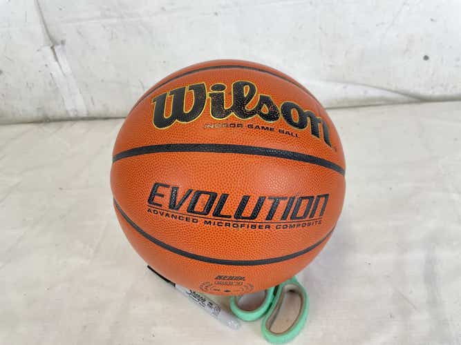 Used Wilson Evolution Nfhs Indoor Game Ball Basketball Wtb0516