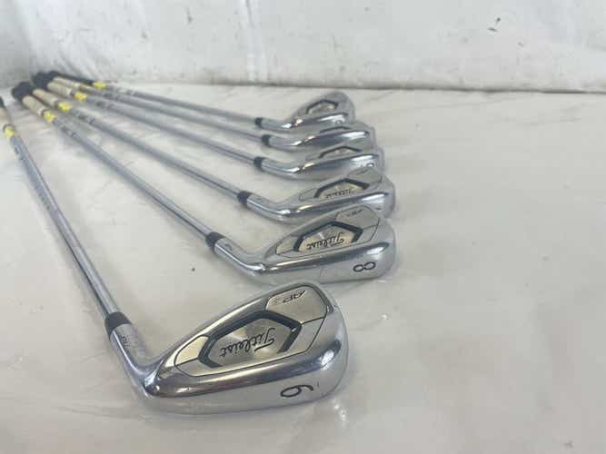 Used Titleist Ap3 718 5i-pw Stiff Flex Steel Shaft Golf Iron Set Irons