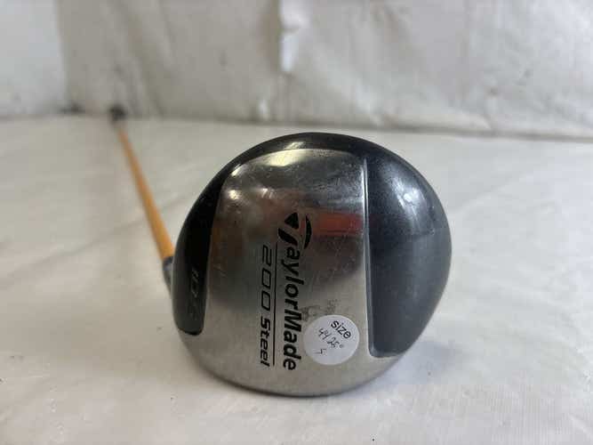 Used Taylormade 200 Steel 10.5 Degree Stiff Flex Graphite Shaft Golf Driver 44.25"