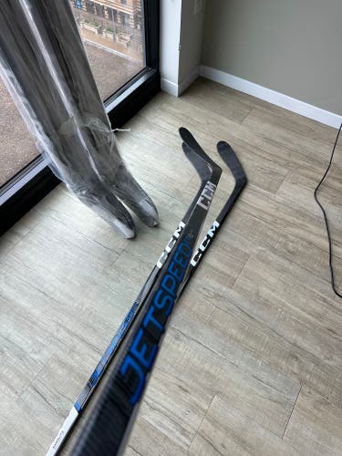 2 Pack New Senior CCM Left Hand P28 Pro Stock Jetspeed FT6 Pro Hockey Stick