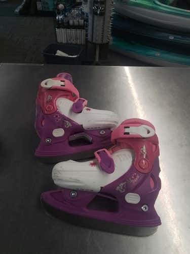 Used Frozen Kids Skates Adjustable Soft Boot Skates