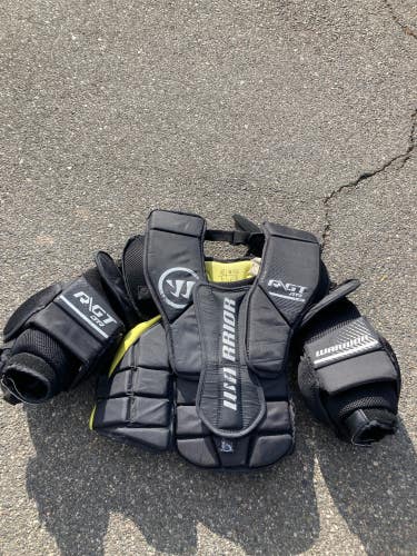Used Junior Small / Medium Warrior Ritual GT Goalie Chest Protector (Missing Clips See Photos)
