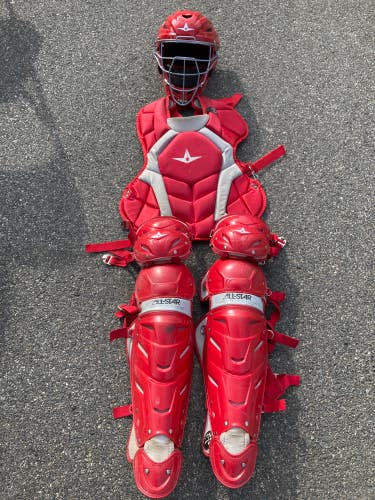 Used Adult All Star System 7 Catcher's Set