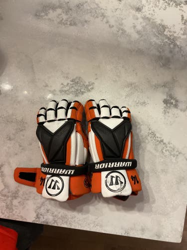 Princeton Lacrosse Used Warrior 12" Evo Pro Lacrosse Gloves