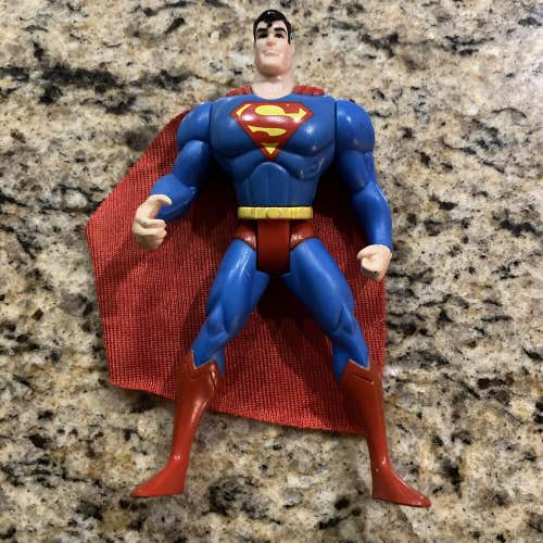 Vintage 1996 Superman 5in Action Figure by DC Comics (quick change) - no Clark