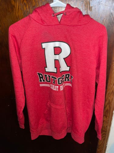 Campus Heritage Collection NCAA Rutgers Scarlet Knights Hoodie Mens Size Medium.