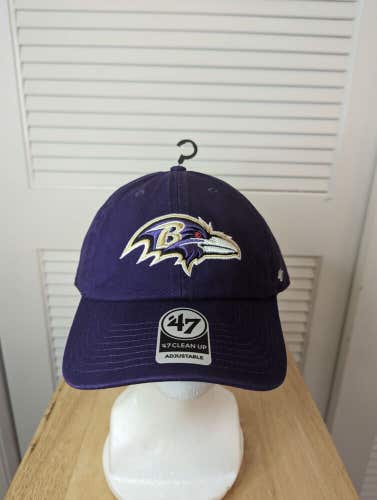 Baltimore Ravens '47 Clean Up Strapback Hat NFL