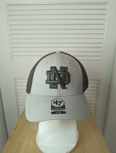 NWS Notre Dame Fighting Irish '47 Contender Stretch Fit Hat L/XL NCAA