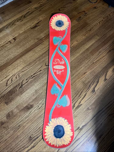 Used Sims Shannon Dunn Vintage Sunflower Snowboard