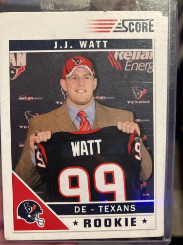 J.J. Watt rookie draft card