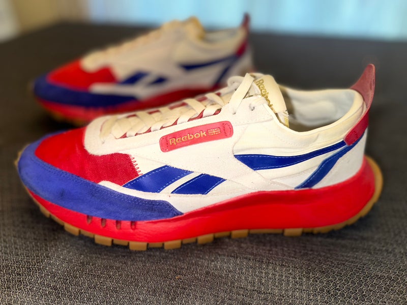 Reebok CL Legacy Classic GW8703 Chalk/Red/Blue/Gold Men's Running Shoes