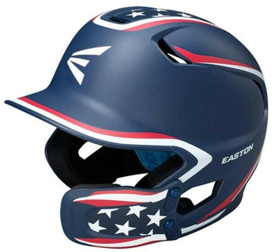 New Easton Z5 2.0 Senior Batting Helmet Matte Usa 7 1 8 - 7 1 2 W Universal Jaw Guard