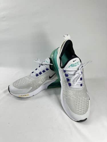 #1944 Size 6Y - Nike Air Max 270 GS Pure Plat-Hyper Jade -DS- 943345-010