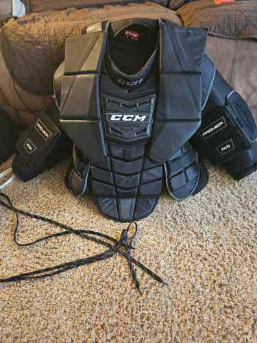 Used Large CCM Premier R1.9 Goalie Chest Protector